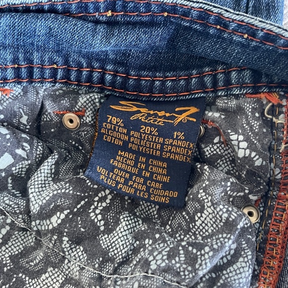 Seven7 Boot Cut Jeans Size 10P - Picture 9 of 16
